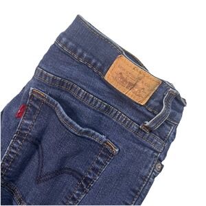 Levis Perfectly Slimming 512 Bootcut Denim Blue Jeans Stretch Sz 12 Petite EUC
